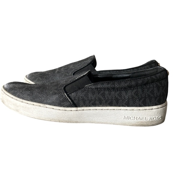 Michael Kors Women's Keaton Slip-On Logo Sneakers - Picture 3 of 7
